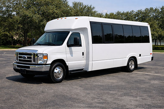 18-passenger minibus available for charter in Brandon, MS